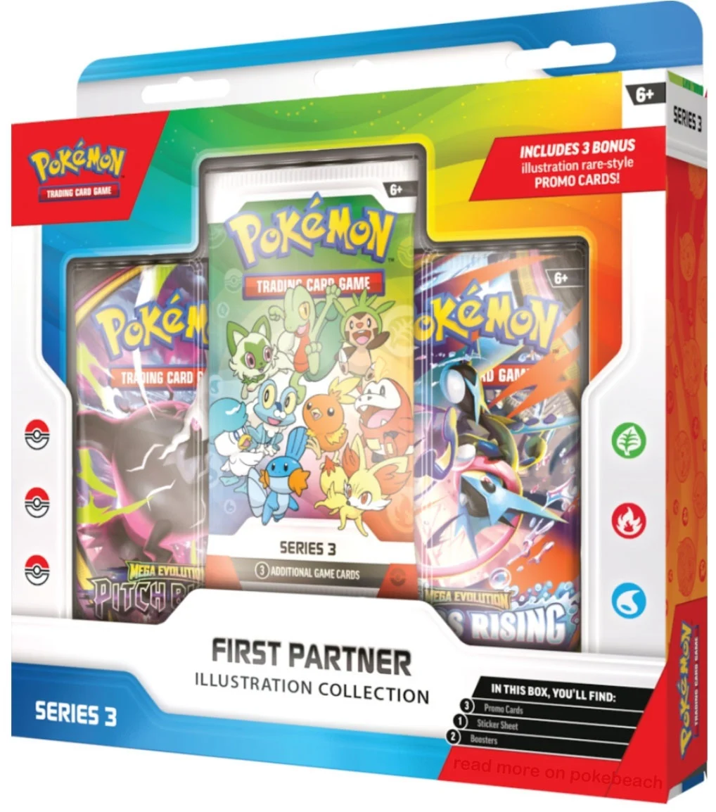 Pokémon - Mega Evolution - First Partner Illustration Collection Series 3