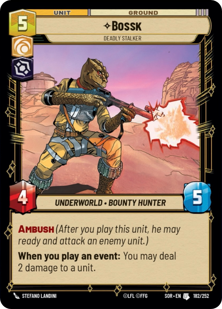 Bossk, Deadly Stalker - Foil
