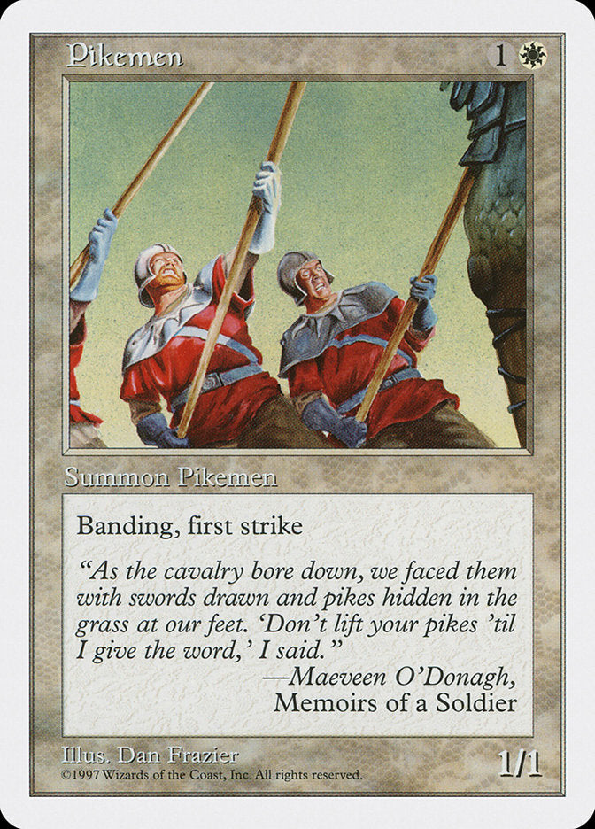 Pikemen, Fifth edition Card Art