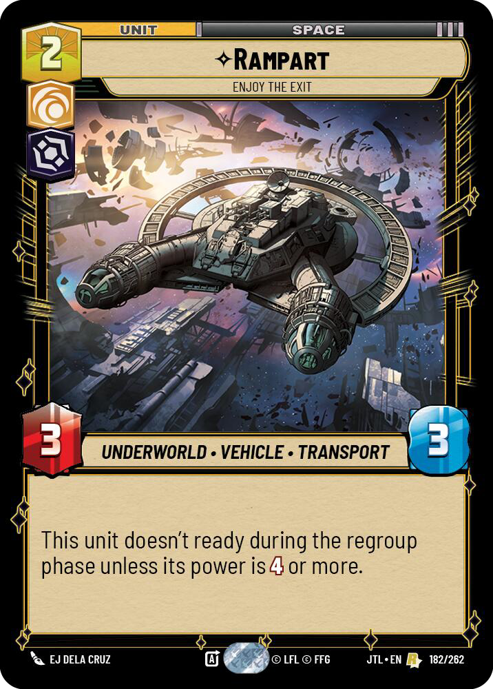 Rampart, Enjoy the Exit, Jump to Lightspeed Card Art