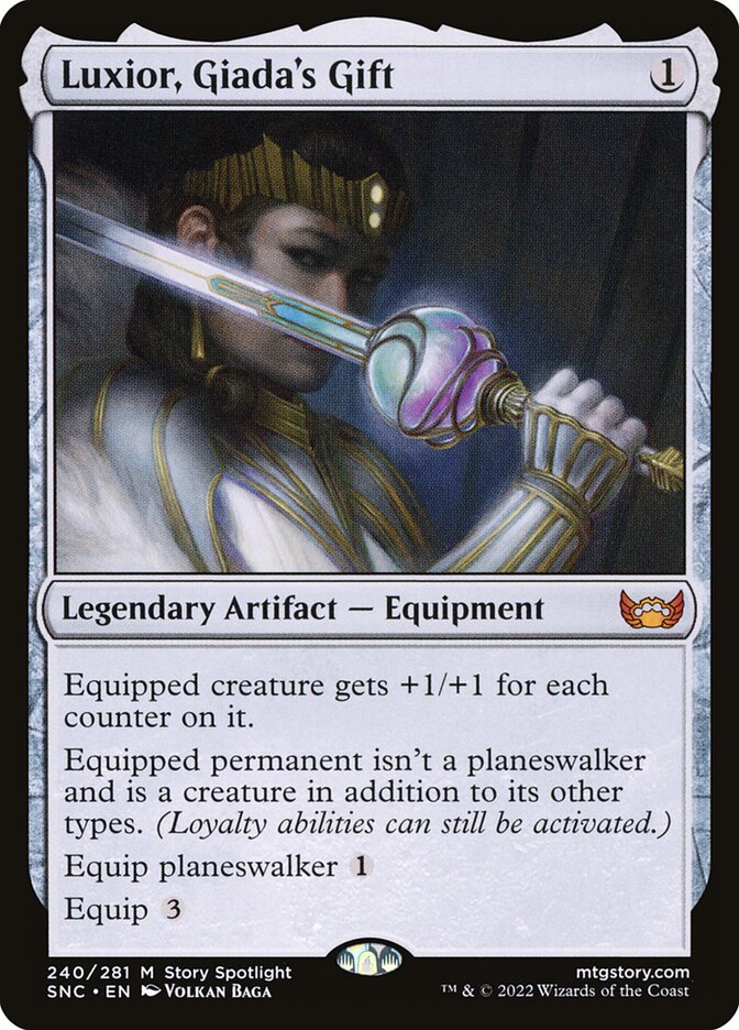Luxior, Giada's Gift, Streets of new capenna Card Art