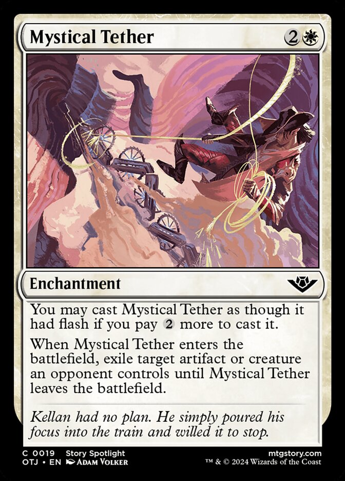 Mystical Tether, Outlaws of thunder junction Card Art