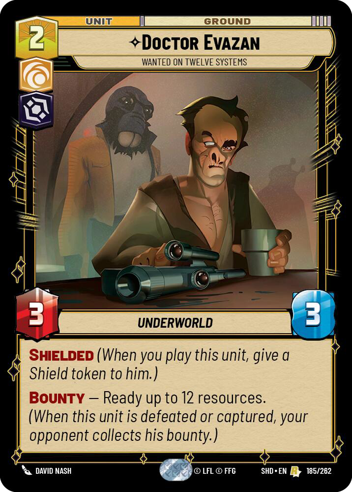 Doctor Evazan, Wanted on Twelve Systems
