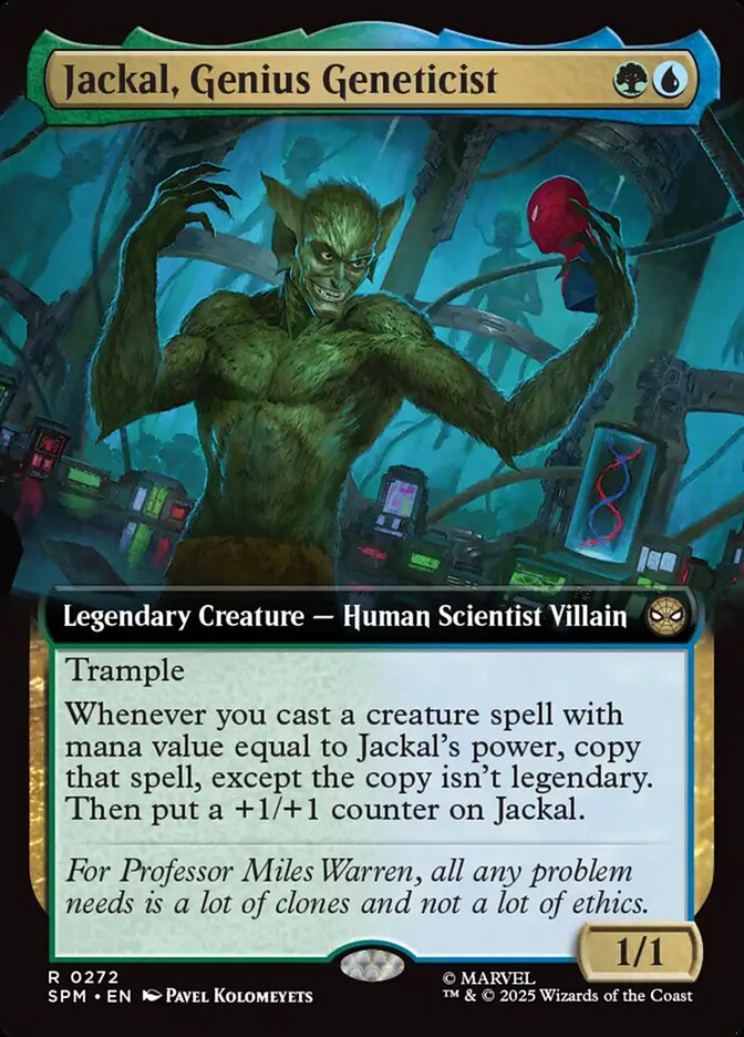 Jackal, Genius Geneticist, Marvel'S Spider-Man Card Art