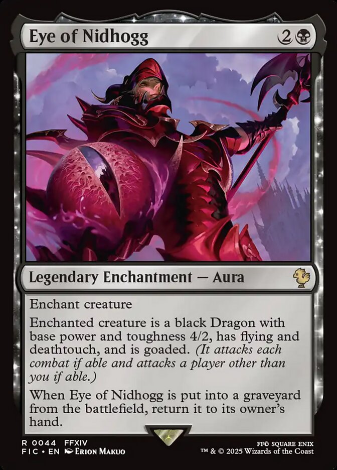 Eye of Nidhogg, Final fantasy commander Card Art