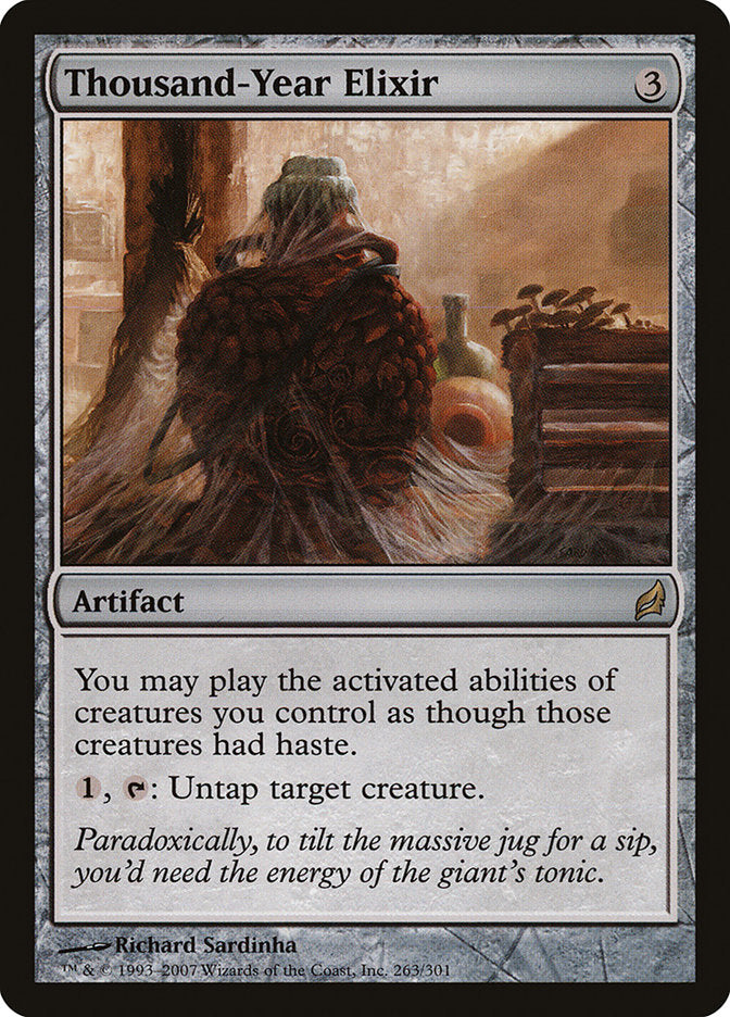Thousand-Year Elixir, Lorwyn Card Art