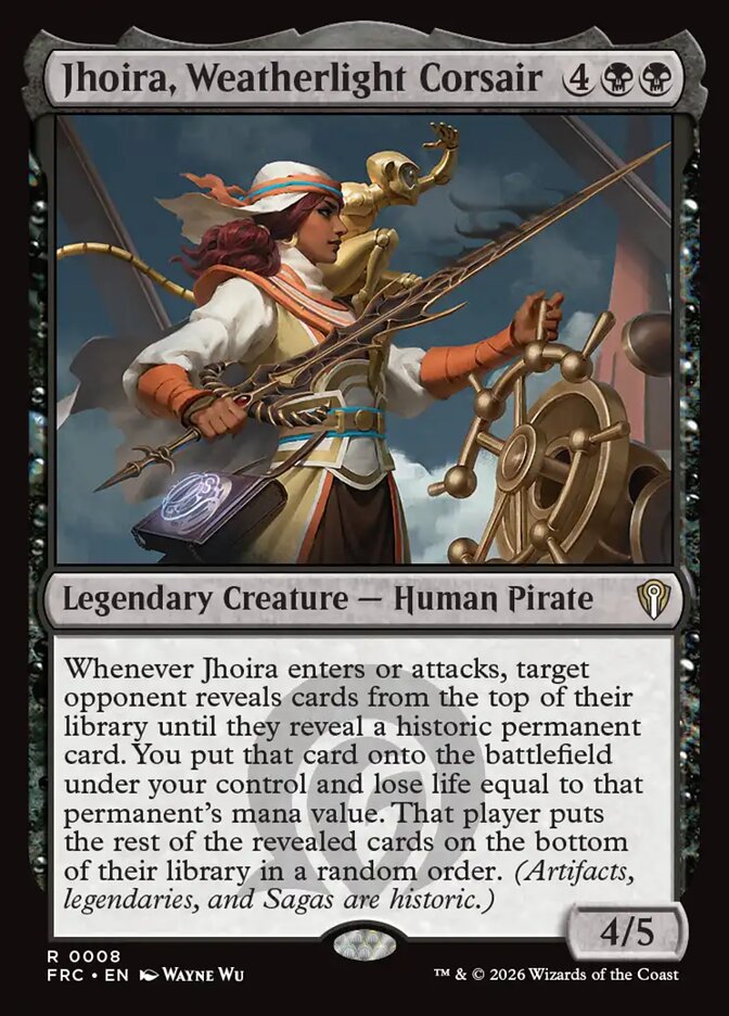 Jhoira, Weatherlight Corsair, Reality Fracture Commander Card Art
