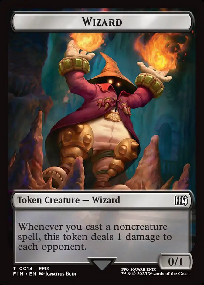 Wizard, Final fantasy tokens Card Art