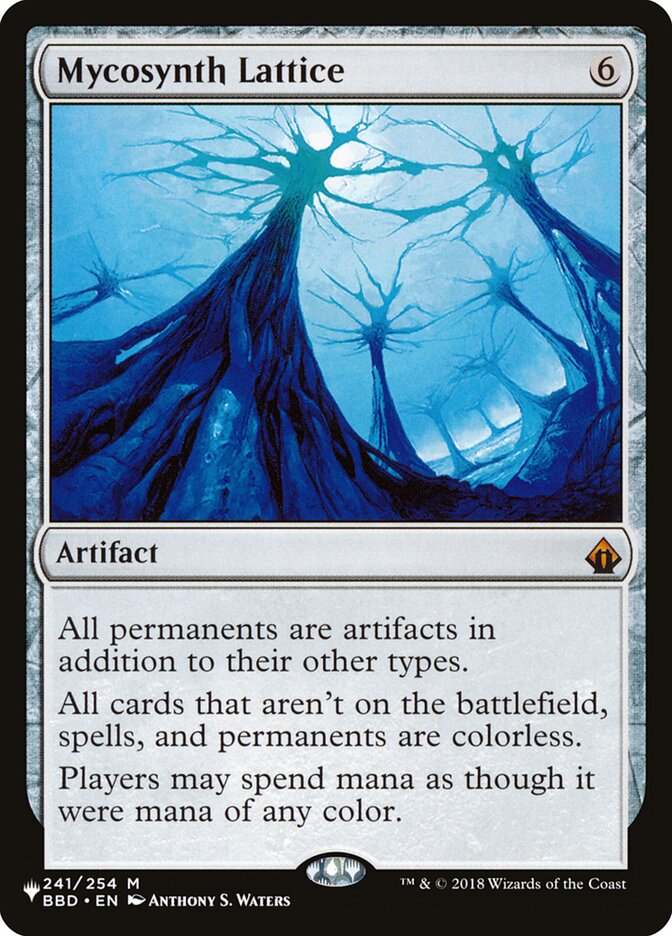 Mycosynth Lattice, The List Card Art
