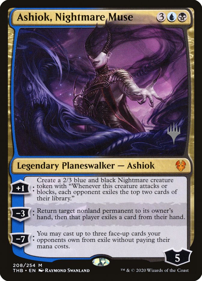 Ashiok, Nightmare Muse, Theros Beyond Death Promos Card Art