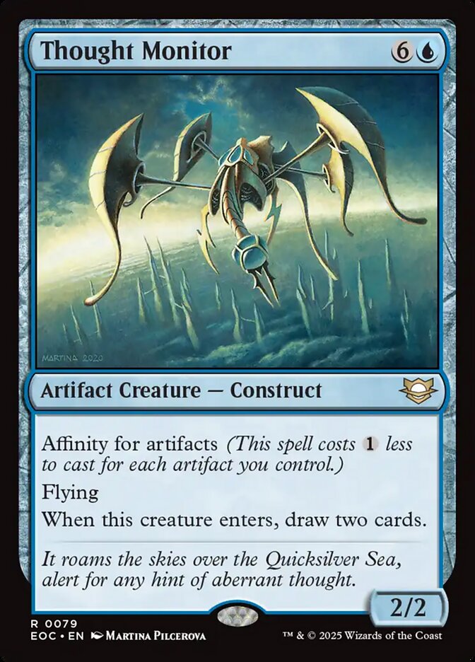 Thought Monitor, Edge Of Eternities Commander Card Art