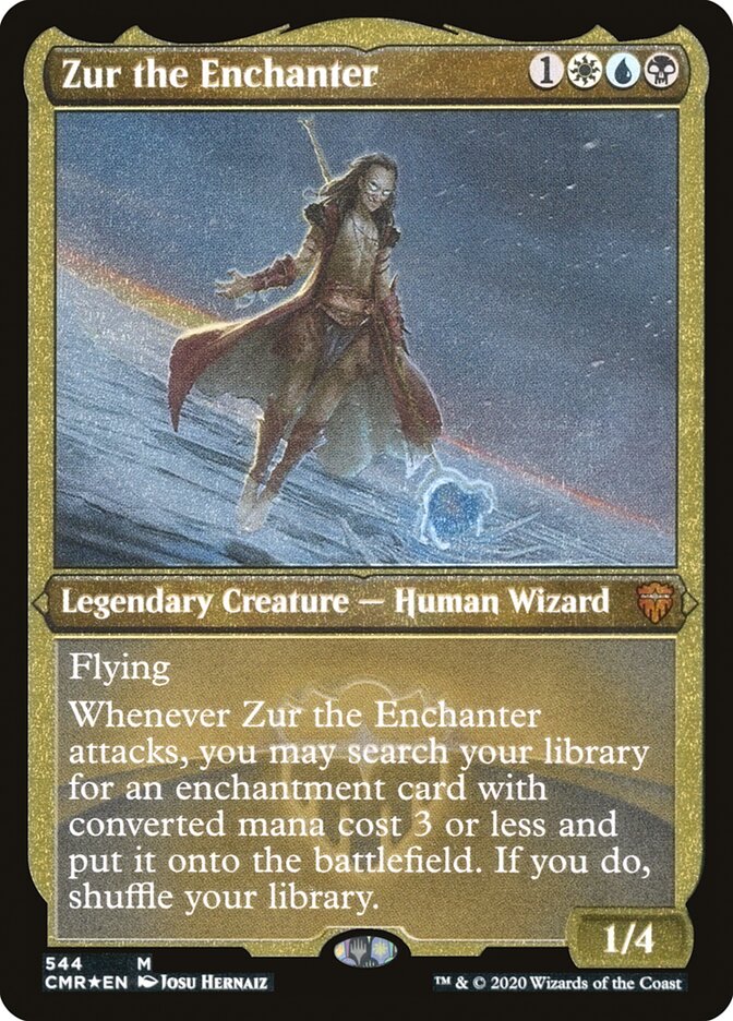 Zur the Enchanter, Commander legends Card Art