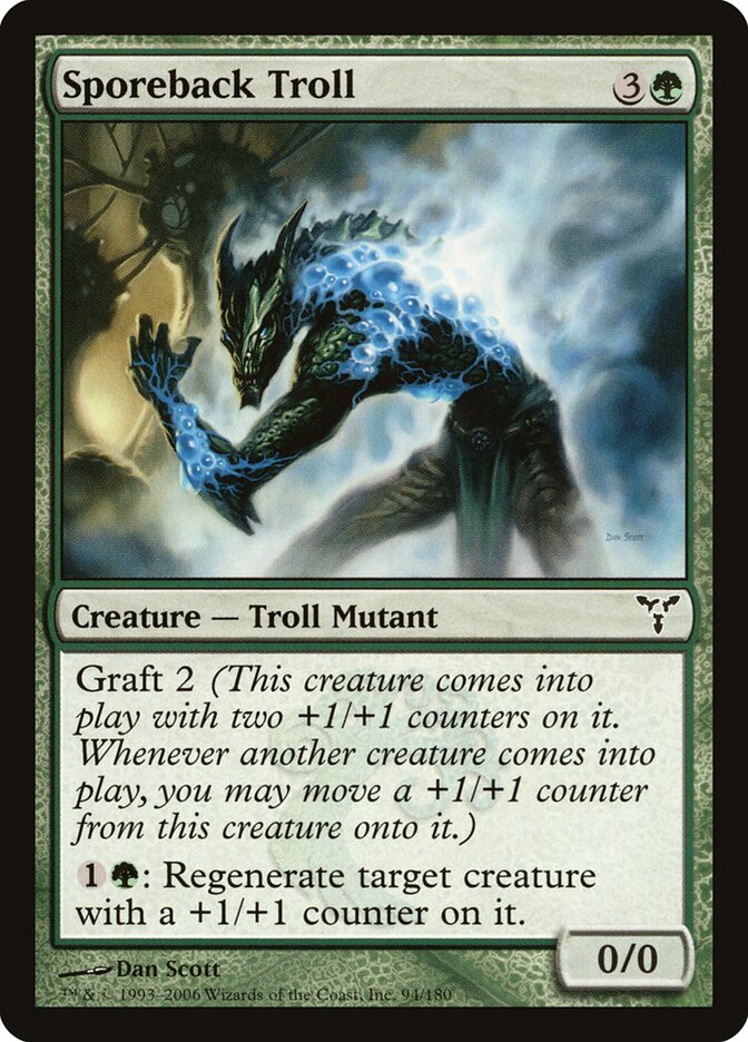 Sporeback Troll, Dissension Card Art