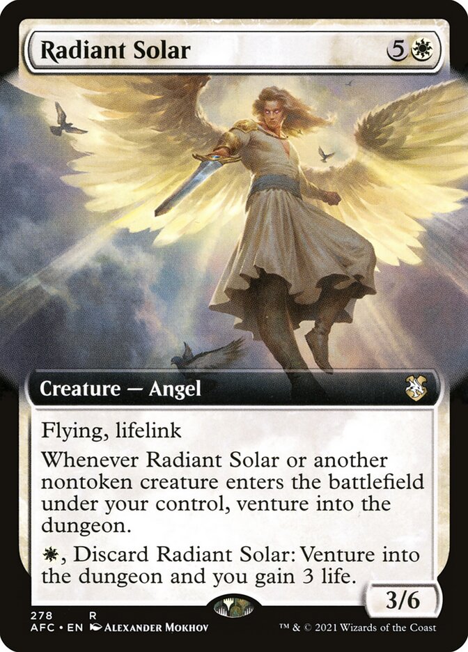 Radiant Solar, Forgotten Realms Commander Card Art