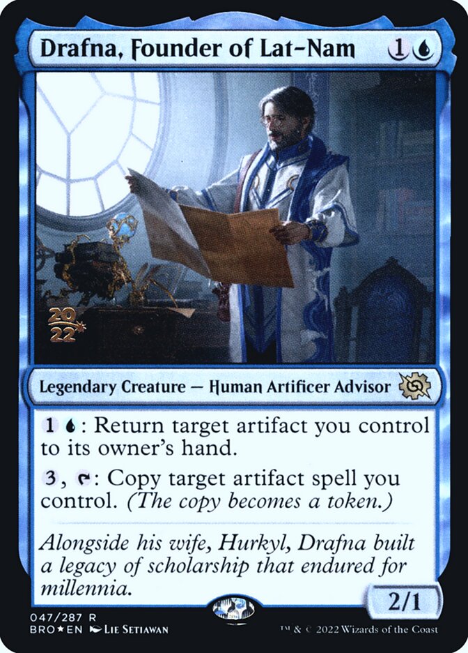 Drafna, Founder of Lat-Nam, The brothers' war promos Card Art