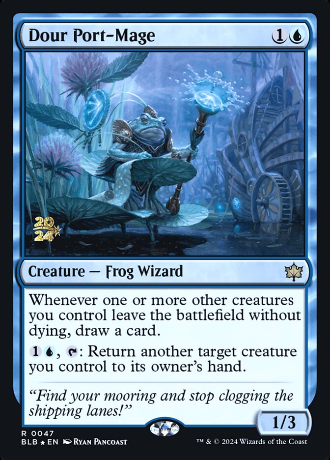 Dour Port-Mage, Bloomburrow promos Card Art