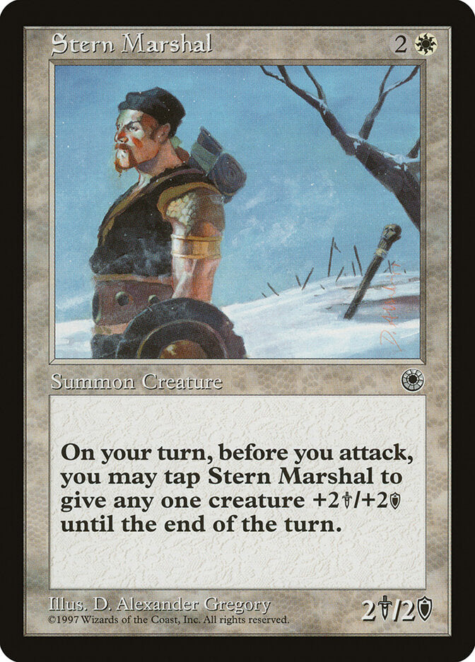 Stern Marshal, Portal Card Art