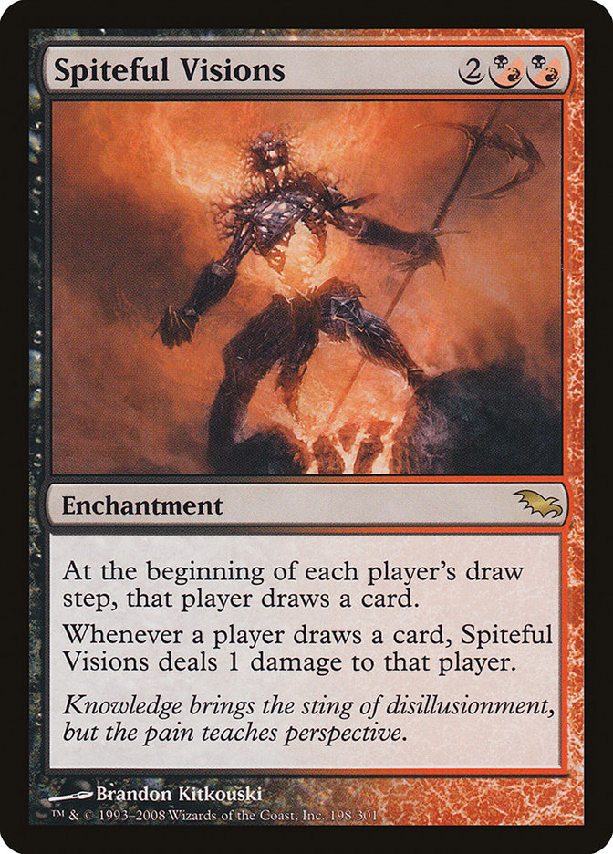 Spiteful Visions, Shadowmoor Card Art