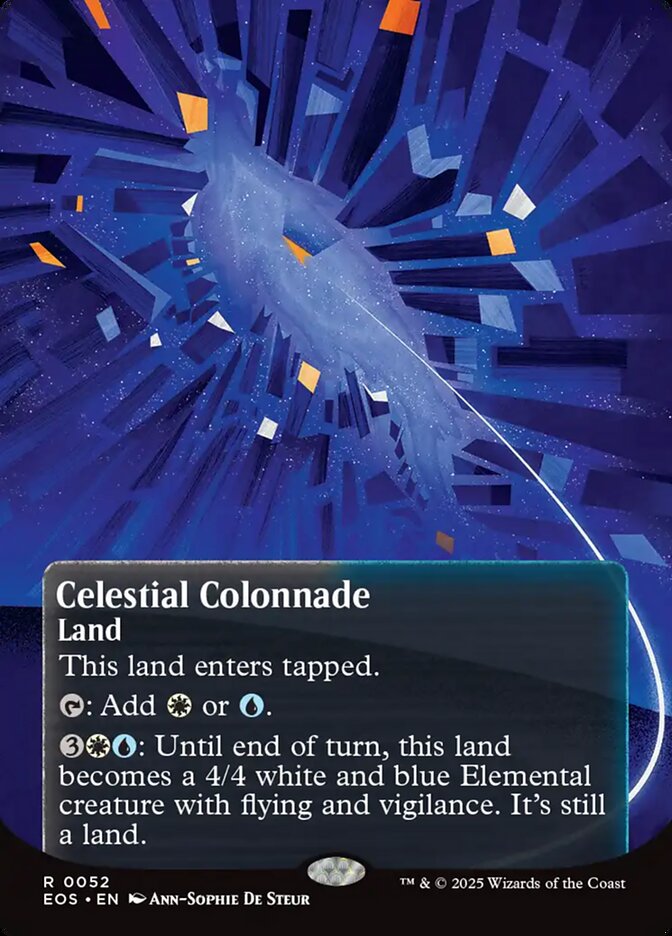 Celestial Colonnade, Edge Of Eternities: Stellar Sights Card Art