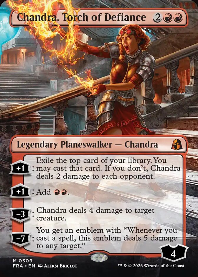 Chandra, Torch of Defiance, Reality Fracture Card Art