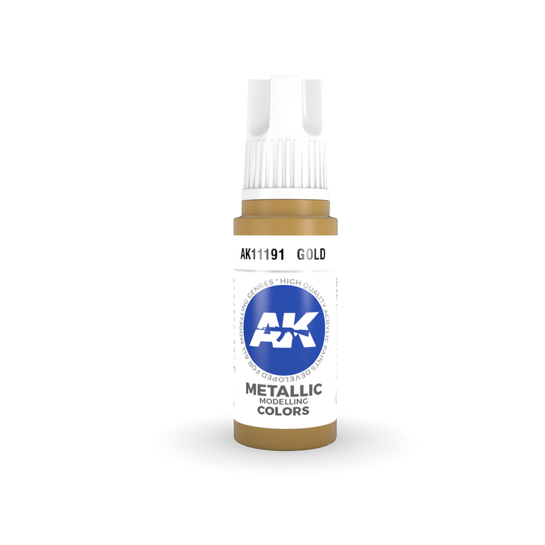 AK Interactive - 3GEN Acrylics - Gold AK11191