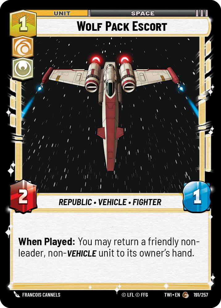 Wolf Pack Escort, Twilight of the Republic Card Art