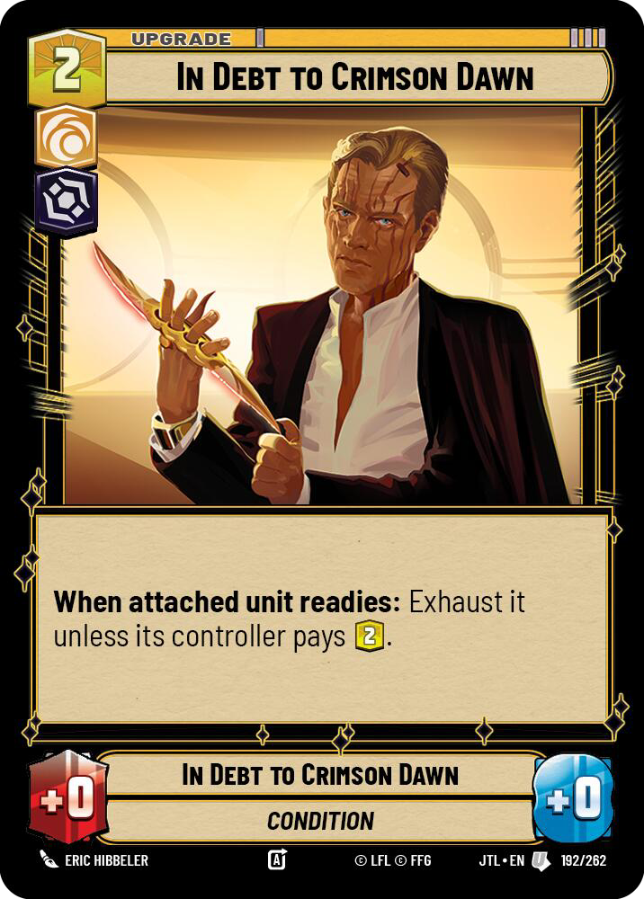 In Debt to Crimson Dawn, Jump to Lightspeed Card Art