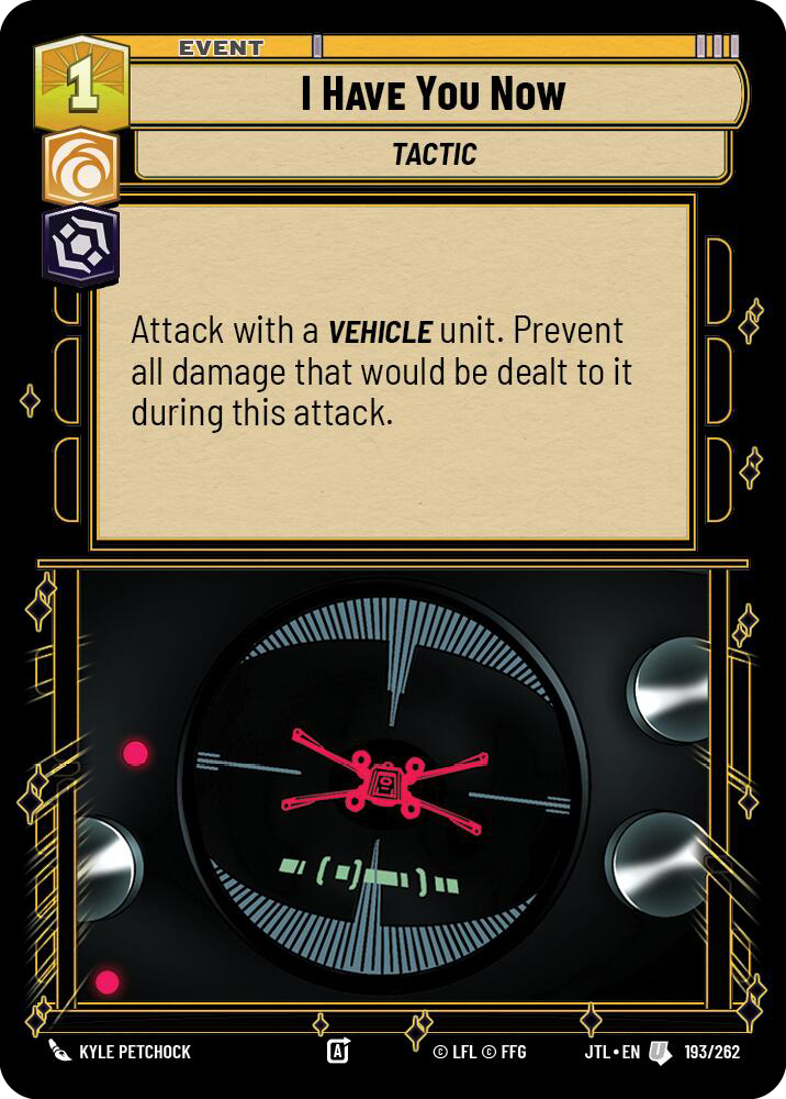 I Have You Now, Jump to Lightspeed Card Art