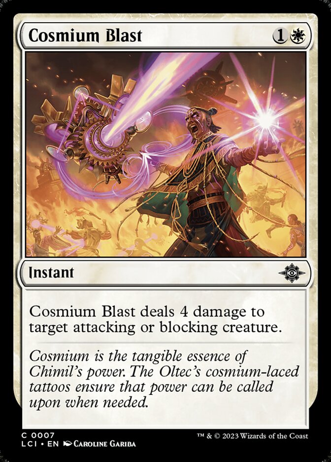 Cosmium Blast, The lost caverns of ixalan Card Art