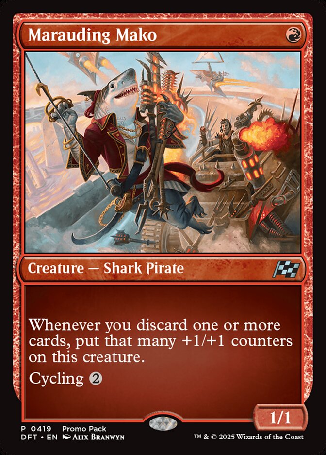 Marauding Mako, Aetherdrift Card Art