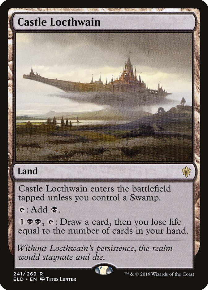 Castle Locthwain, Throne of eldraine Card Art