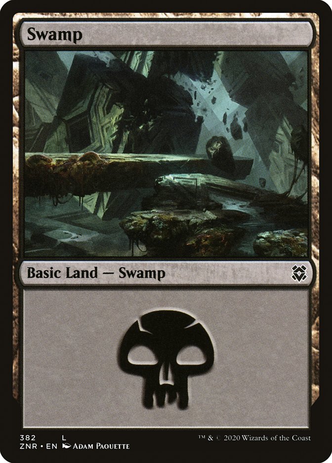 Swamp, Zendikar Rising Card Art