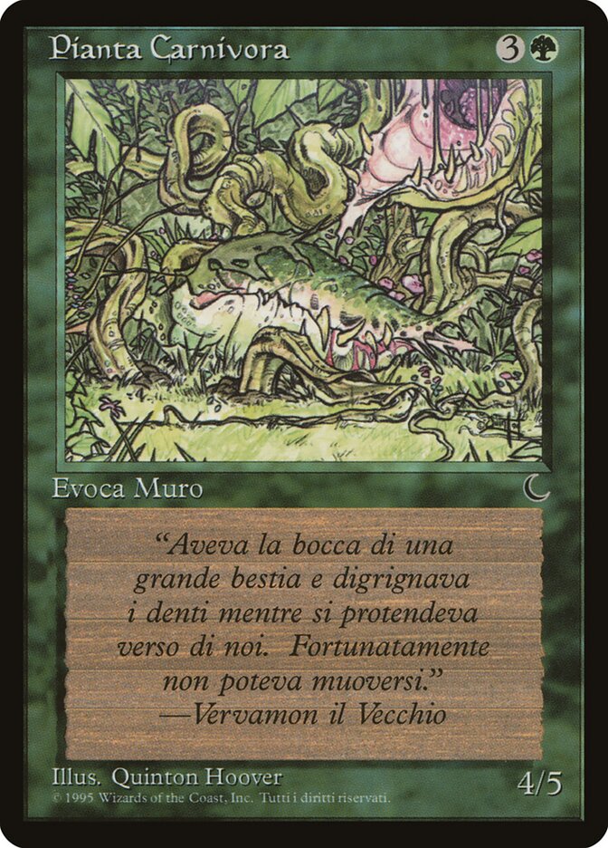 Carnivorous Plant, The Dark Card Art