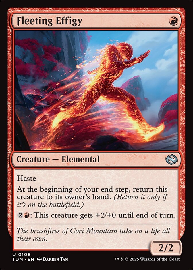 Fleeting Effigy, Tarkir: dragonstorm Card Art