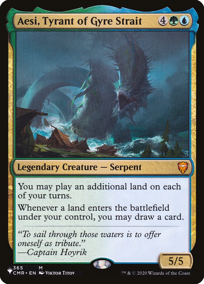 Aesi, Tyrant of Gyre Strait, The List Card Art