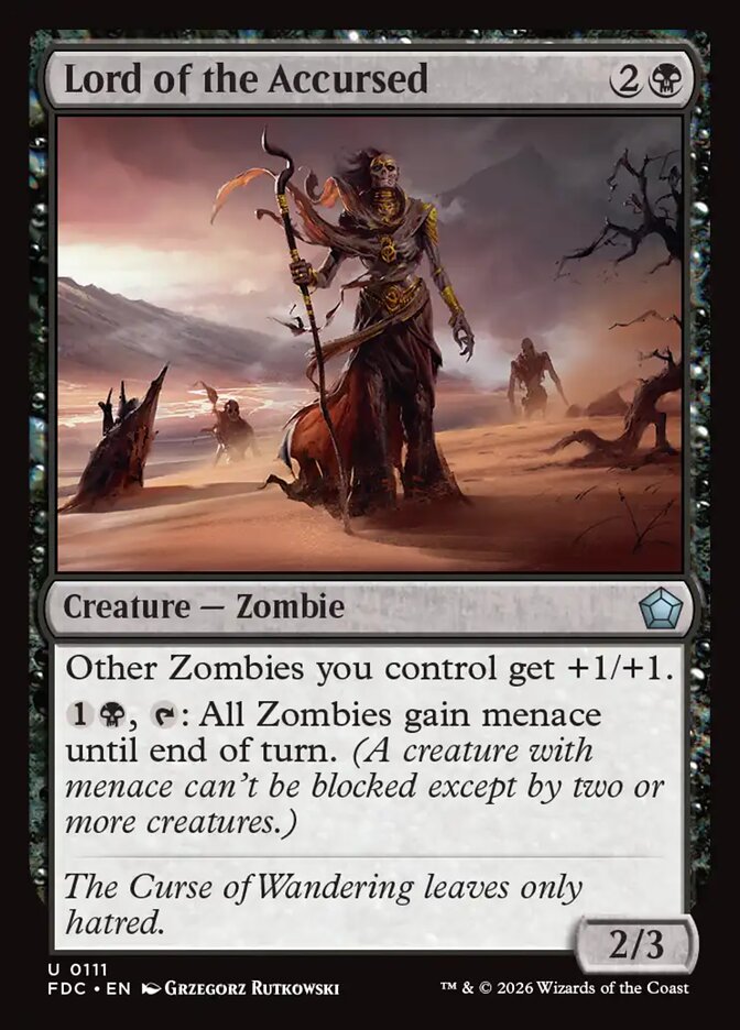 Lord of the Accursed, Foundations Commander Card Art