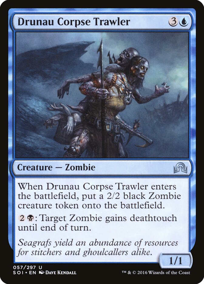 Drunau Corpse Trawler, Shadows Over Innistrad Card Art