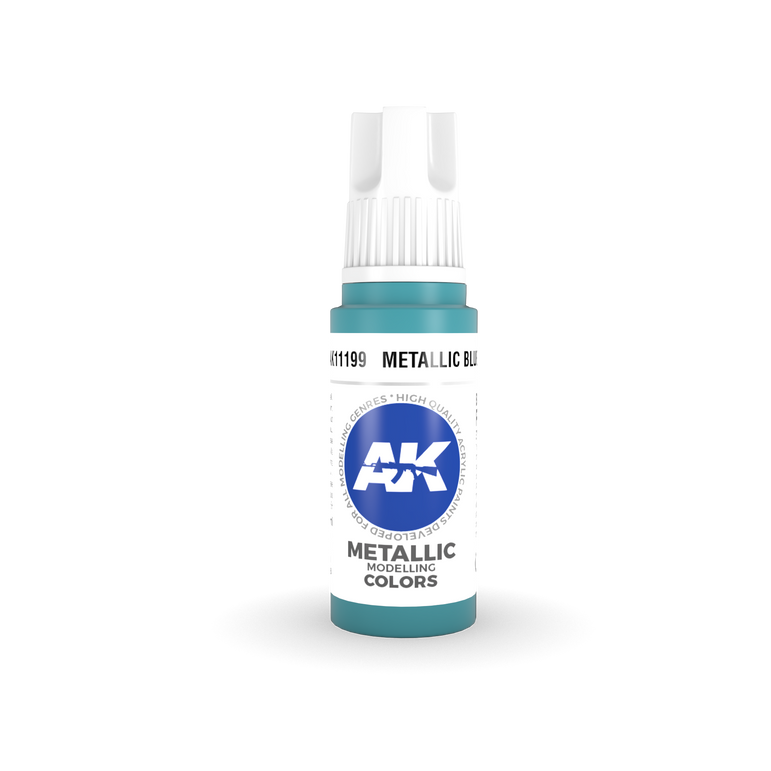 AK Interactive - 3GEN Acrylics - Metallic Blue AK11199