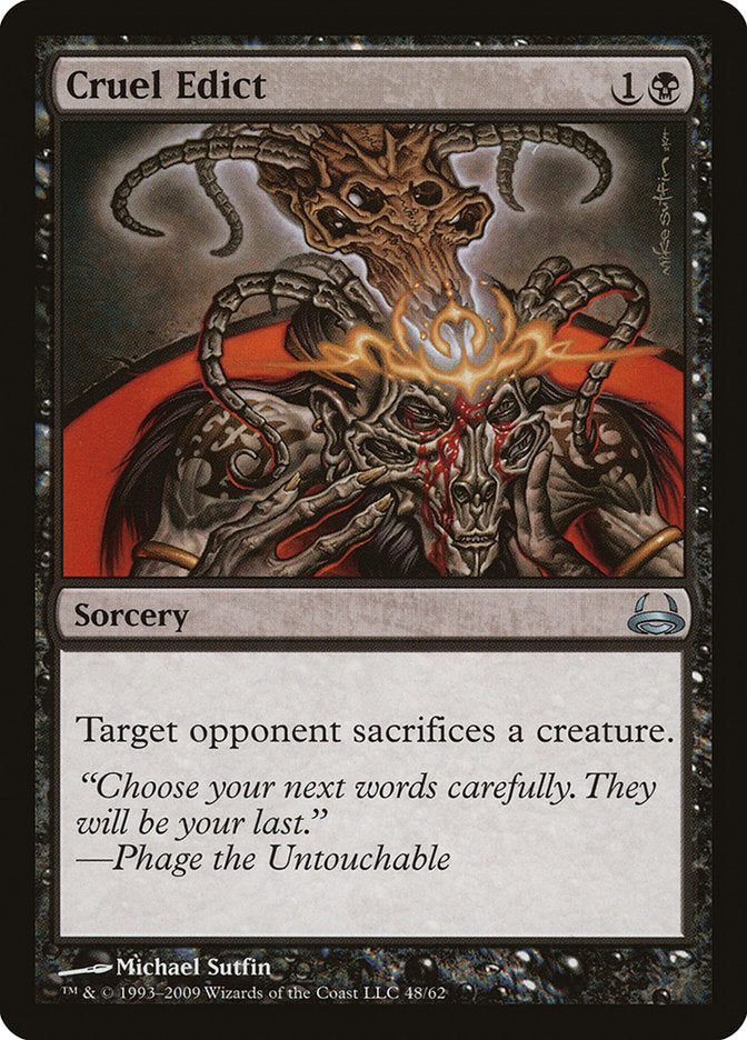 Cruel Edict, Duel decks: divine vs. demonic Card Art