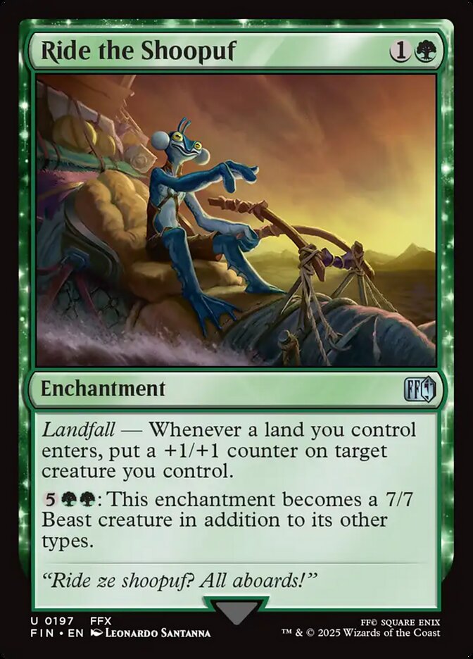 Ride the Shoopuf, Final fantasy Card Art