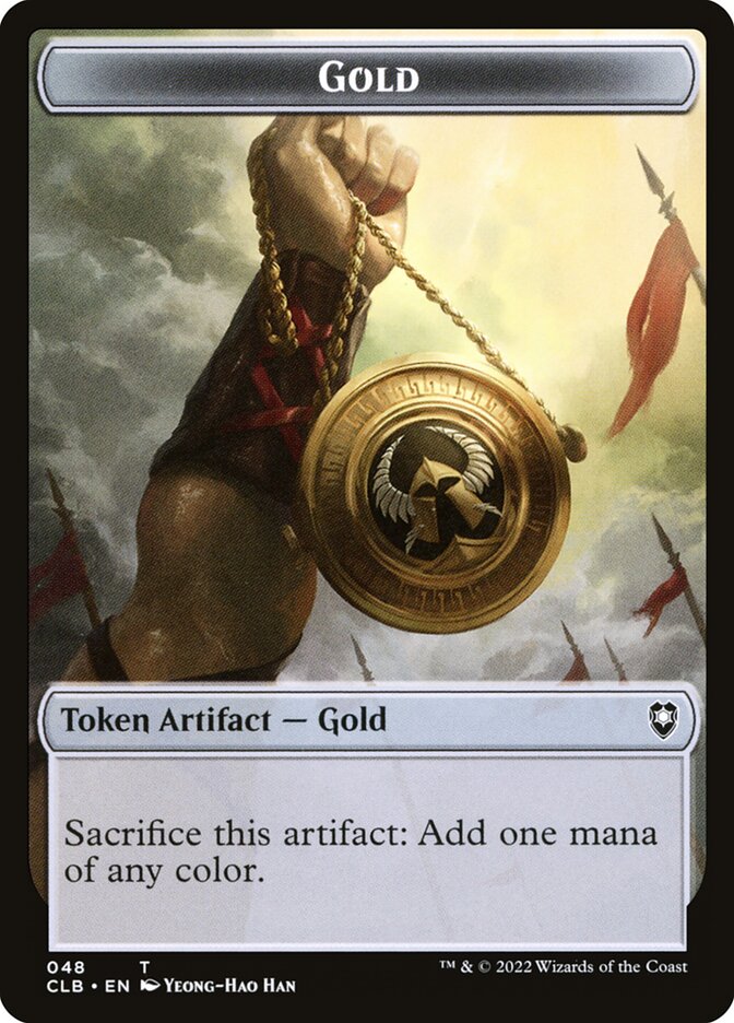Gold, Battle For Baldur'S Gate Tokens Card Art