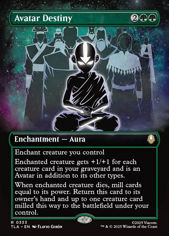 Avatar Destiny, Avatar: The Last Airbender Card Art