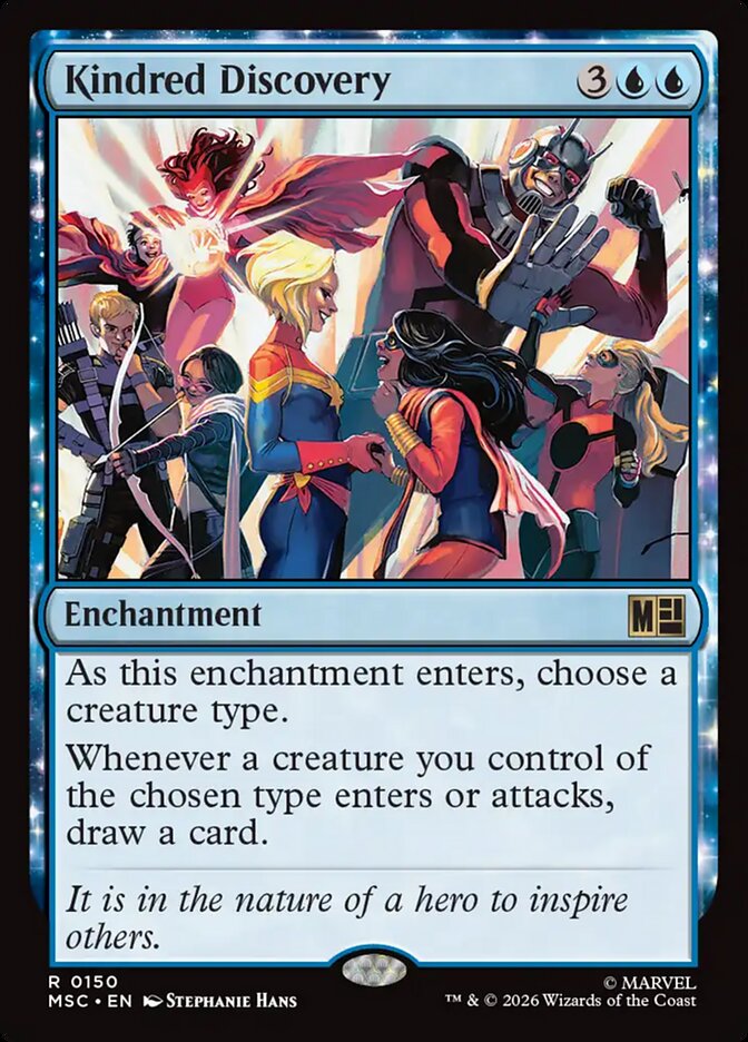 Kindred Discovery, Marvel Super Heroes Commander Card Art