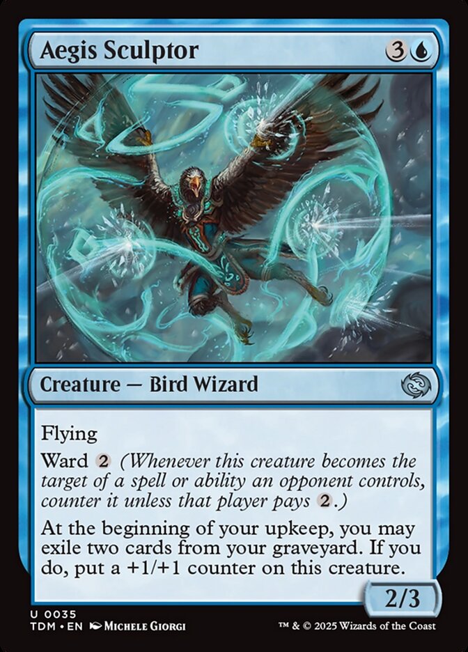 Aegis Sculptor, Tarkir: dragonstorm Card Art