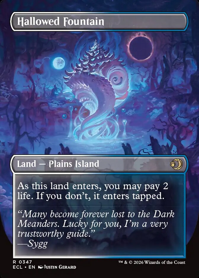 Hallowed Fountain // Hallowed Fountain, Lorwyn Eclipsed Card Art