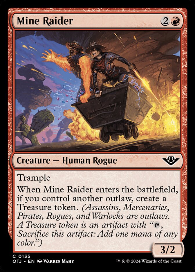 Mine Raider, Outlaws of thunder junction Card Art