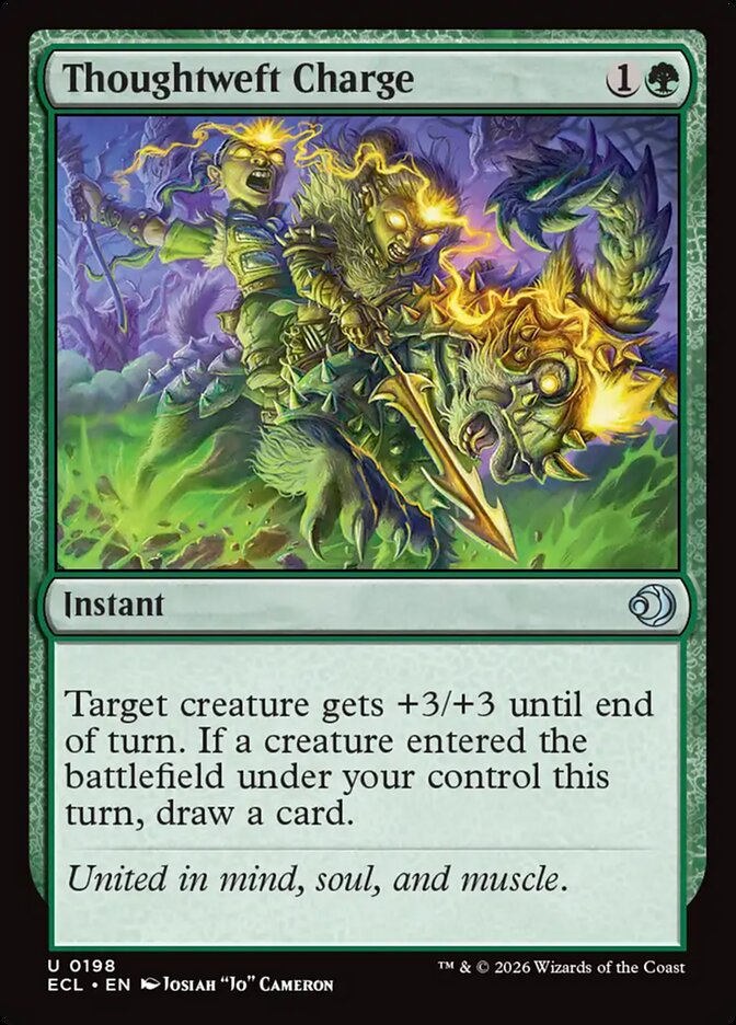 Thoughtweft Charge, Lorwyn Eclipsed Card Art