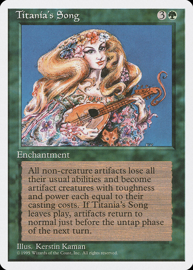 Titania's Song, Fourth Edition Card Art