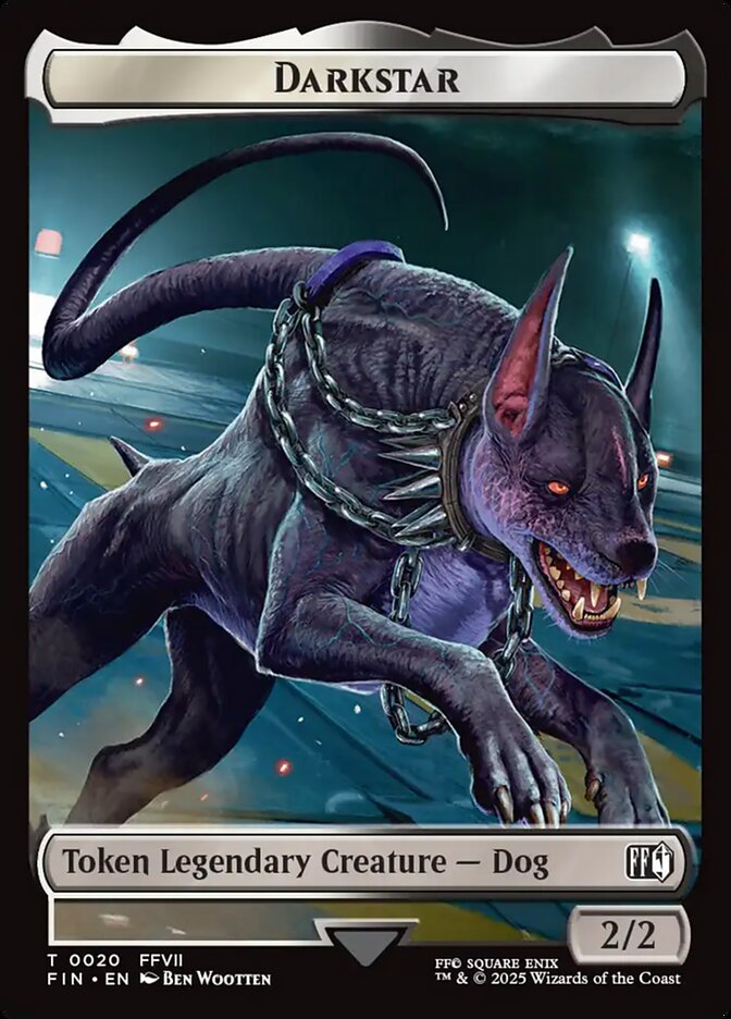 Darkstar, Final fantasy tokens Card Art