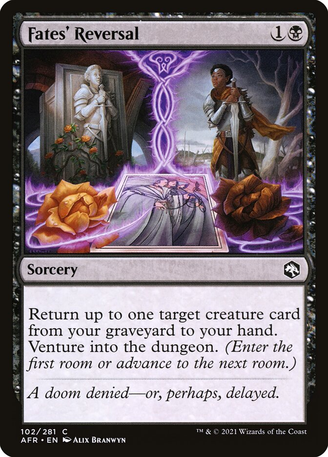 Fates' Reversal, Adventures in the forgotten realms Card Art